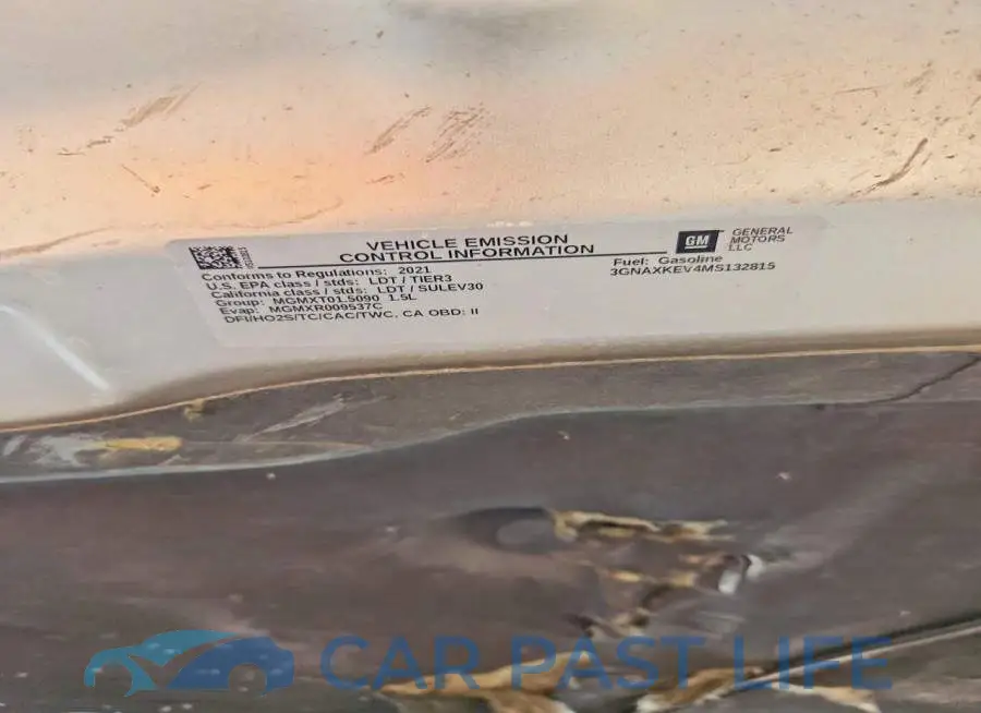3GNAXKEV4MS132815# 13