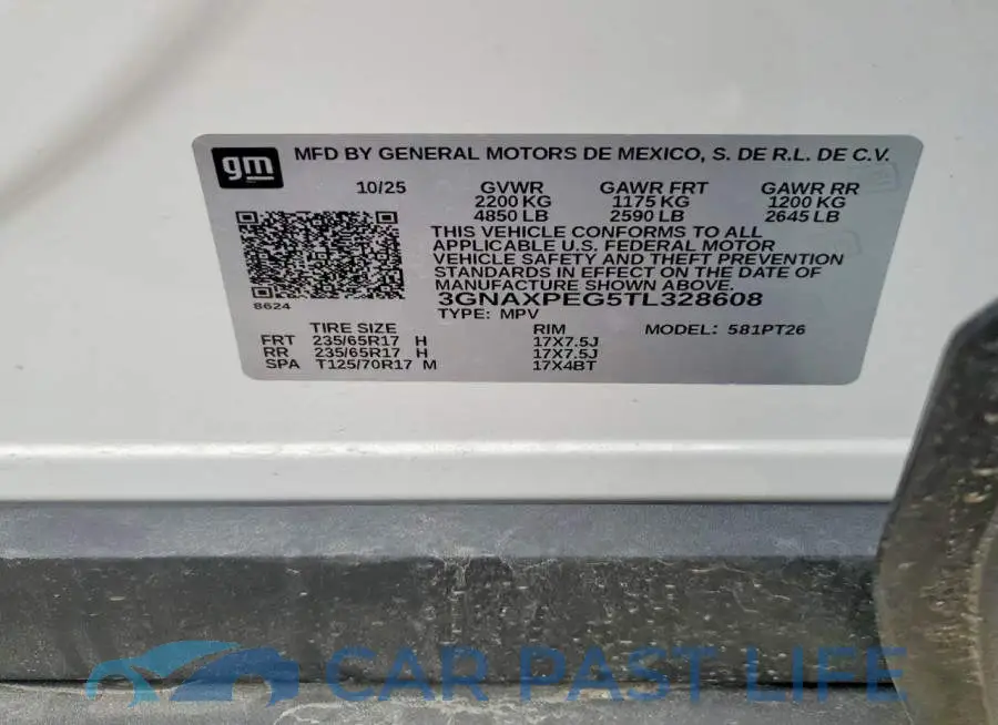 3GNAXPEG5TL328608# 14