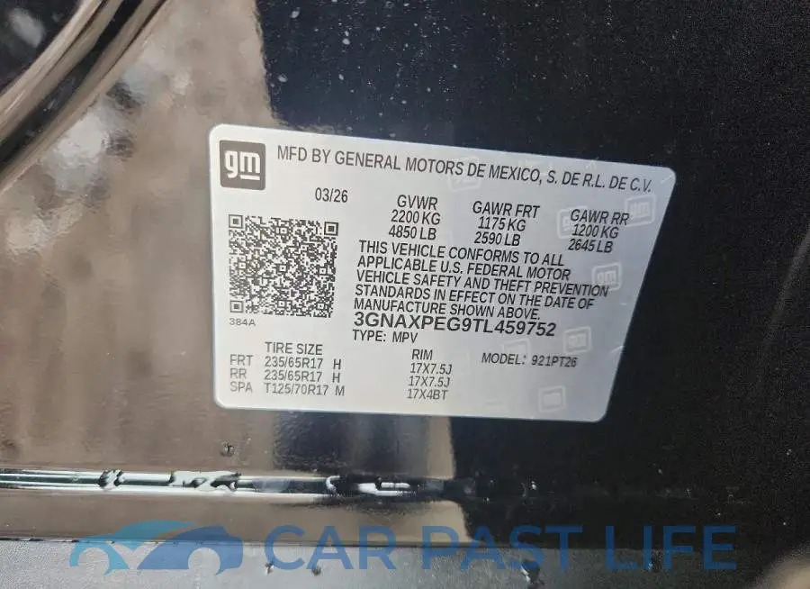 3GNAXPEG9TL459752# 14