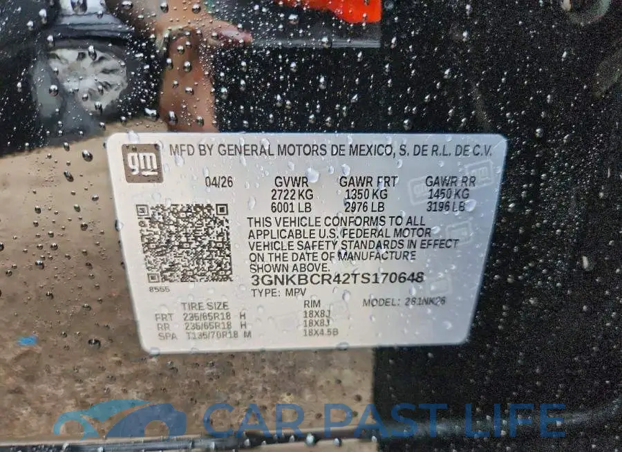 3GNKBCR42TS170648# 14