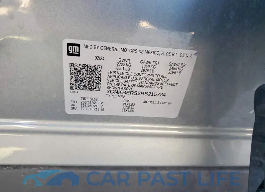 3GNKBERS2RS215784# 14