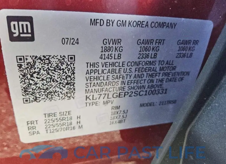 KL77LGEP2SC100331# 13