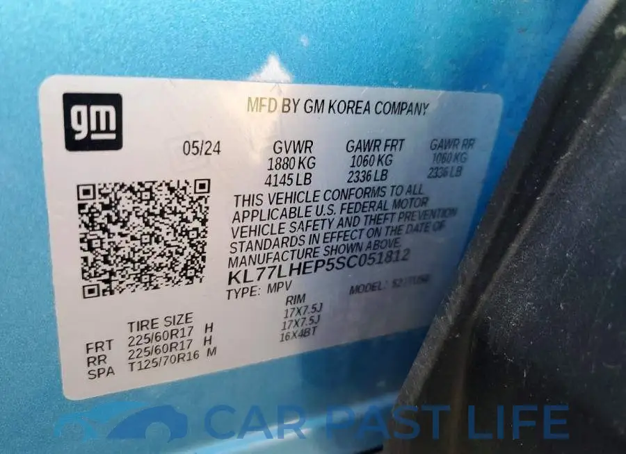 KL77LHEP5SC051812# 12