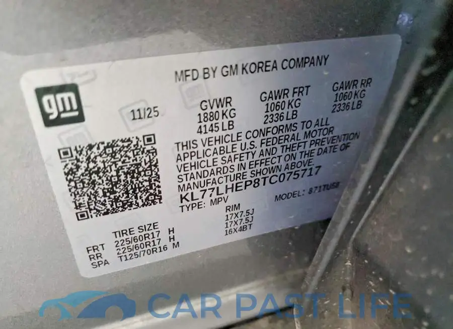 KL77LHEP8TC075717# 13