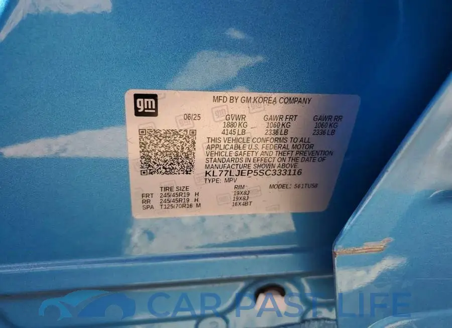 KL77LJEP5SC333116# 14