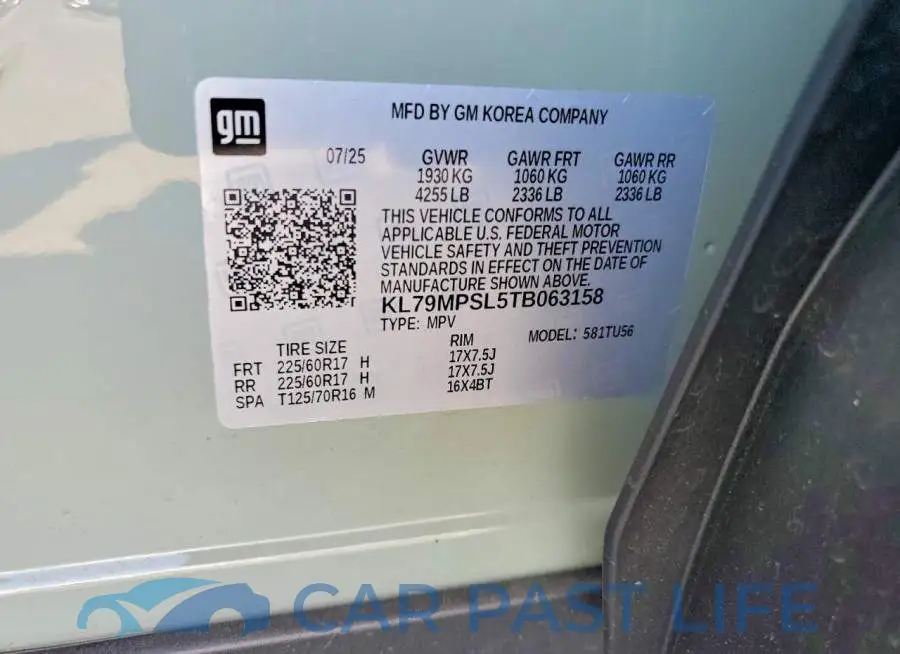 KL79MPSL5TB063158# 13