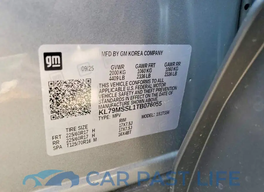 KL79MSSL1TB076055# 13