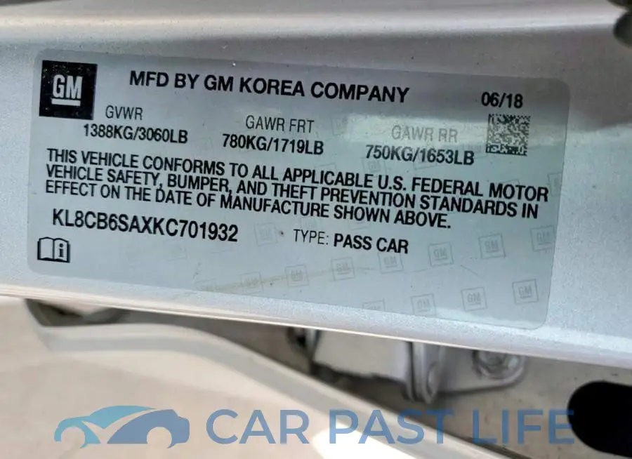 KL8CB6SAXKC701932# 13