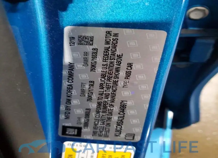 KL8CD6SA3LC449971# 12