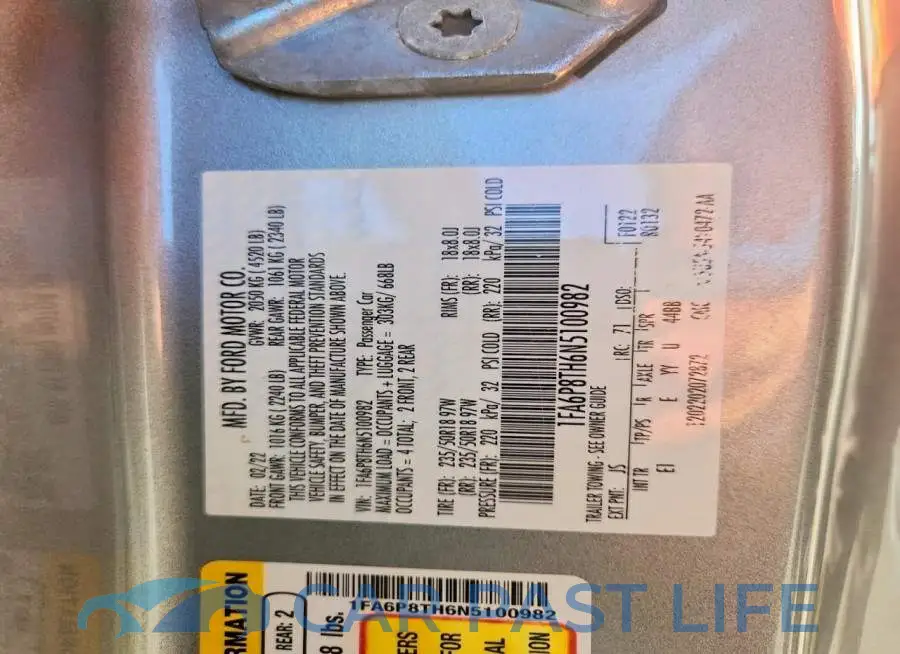 1FA6P8TH6N5100982# 13