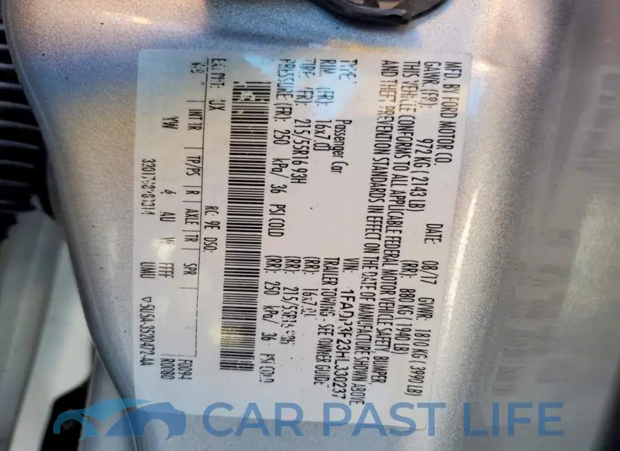 1FADP3F23HL330237# 12