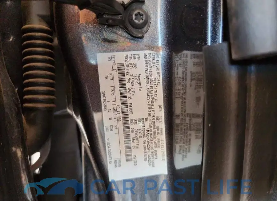 1FADP3N25HL349230# 12
