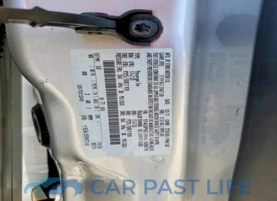 1FADP5EU6HL105678# 12