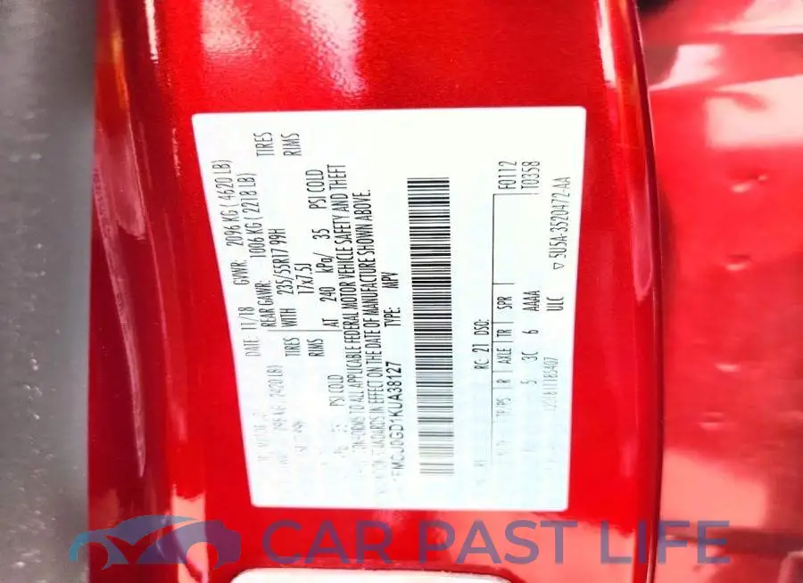 1FMCU0GD1KUA38127# 13