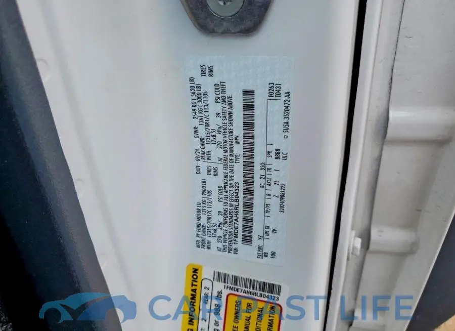 1FMDE7AH6RLB04323# 14