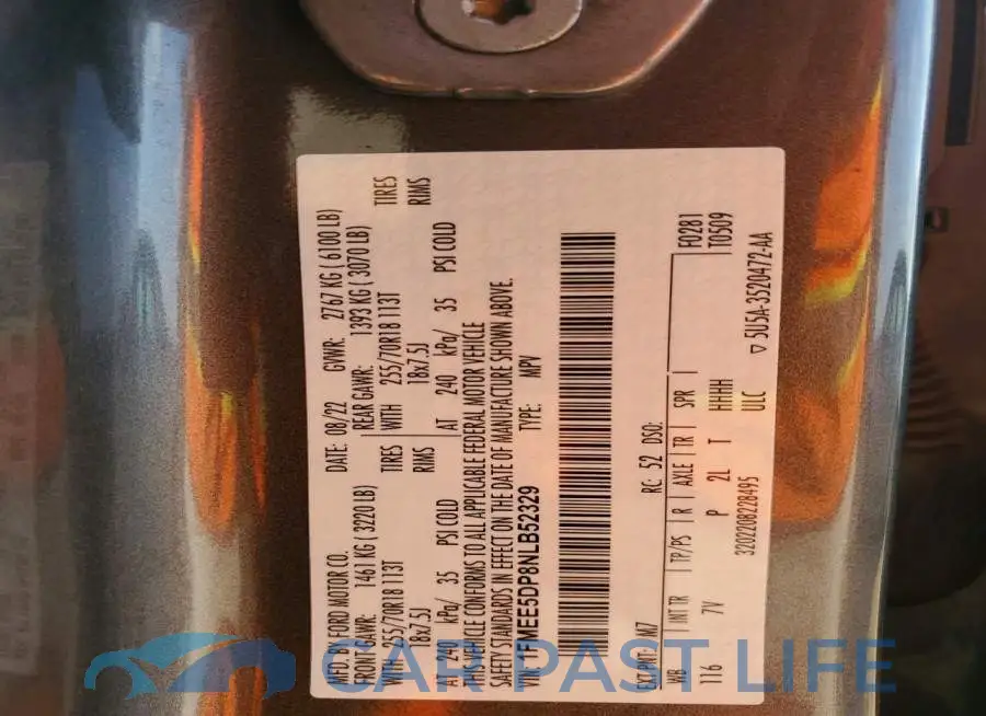 1FMEE5DP8NLB52329# 13