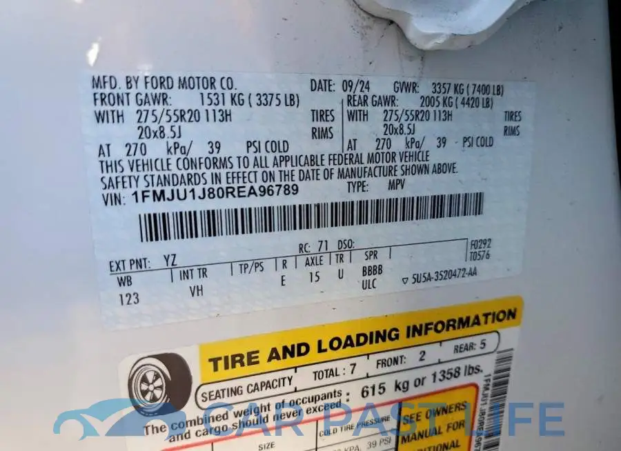 1FMJU1J80REA96789# 13