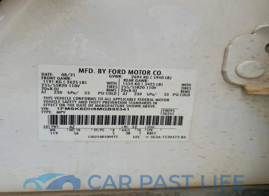 1FMSK8DH8MGB95341# 14