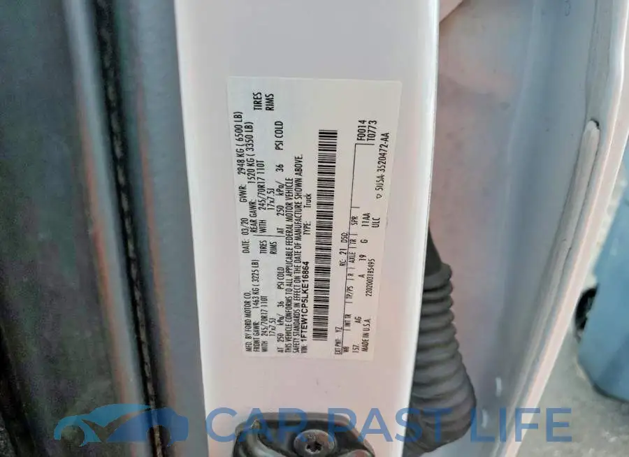 1FTEW1CP5LKE16864# 12