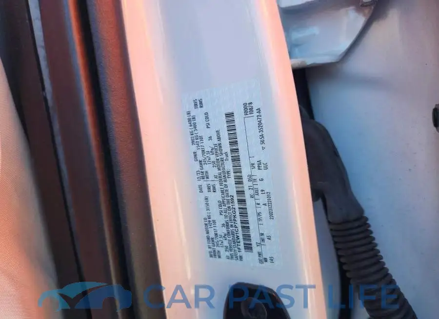1FTEW1CP7PKG21592# 12
