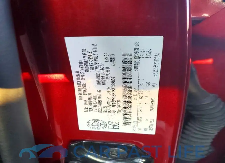 1FTEW1EP1KFC89888# 12