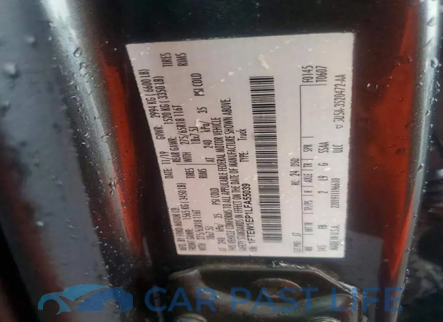 1FTEW1EP1LFA55039# 12