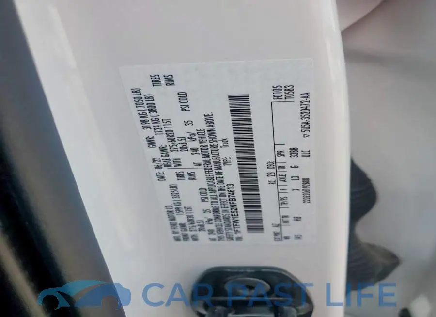 1FTFW1E52NFB74613# 13