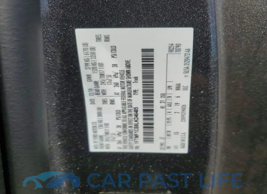 1FTMF1CB8LKD46485# 12