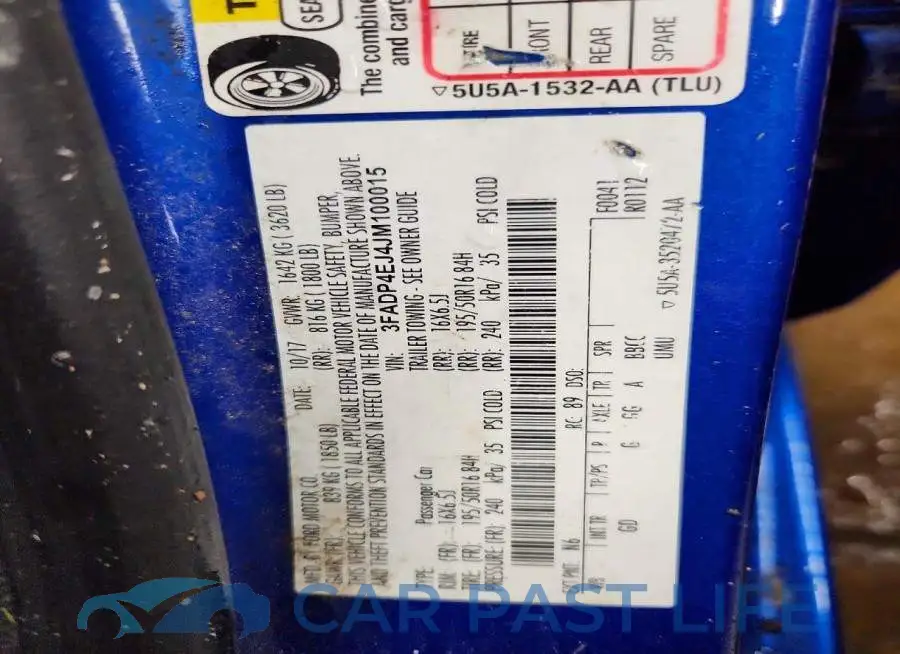 3FADP4EJ4JM100015# 12