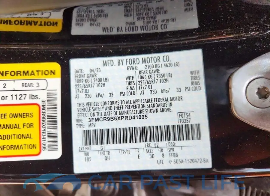 3FMCR9B6XPRD41095# 13