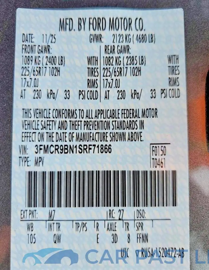 3FMCR9BN1SRF71866# 13