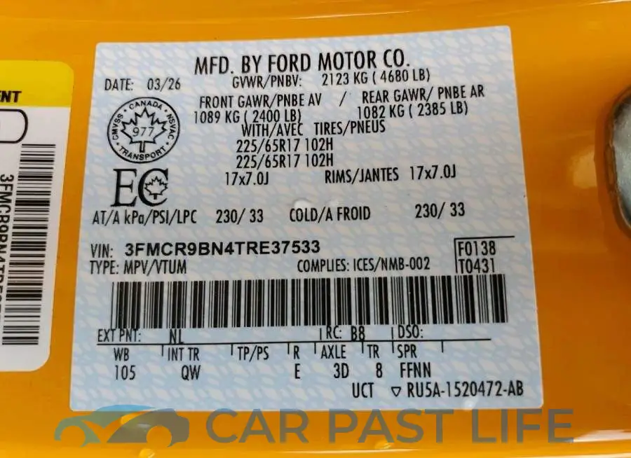 3FMCR9BN4TRE37533# 13