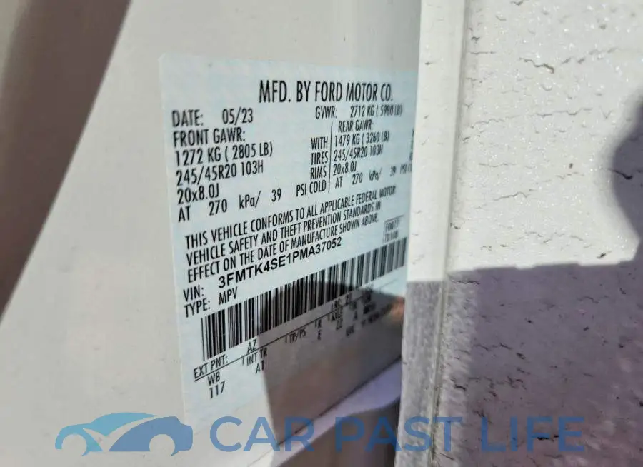 3FMTK4SE1PMA37052# 12