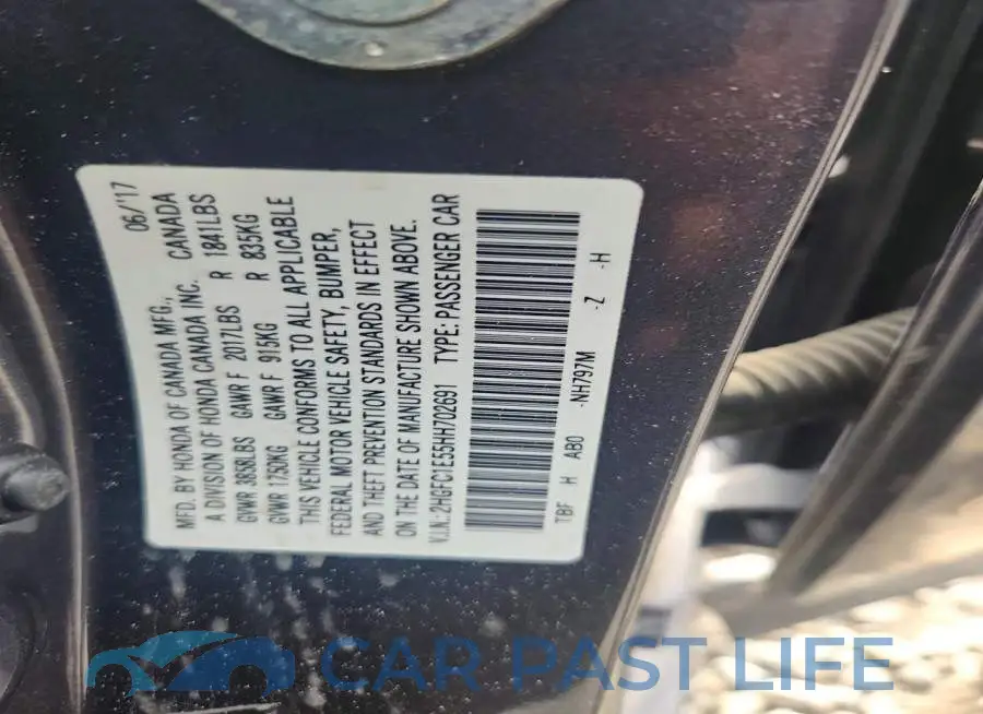2HGFC1E55HH702691# 12