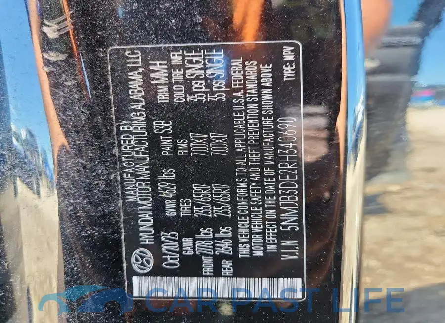 5NMJB3DE2RH340690# 13