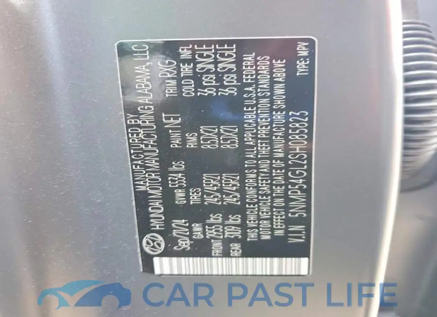 5NMP54GL2SH085823# 13