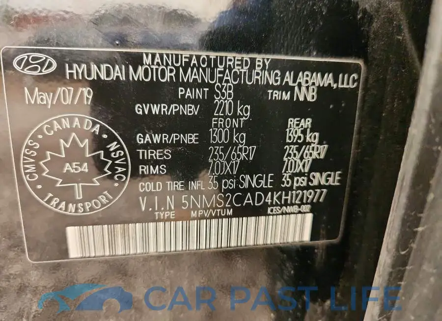 5NMS2CAD4KH121977# 14