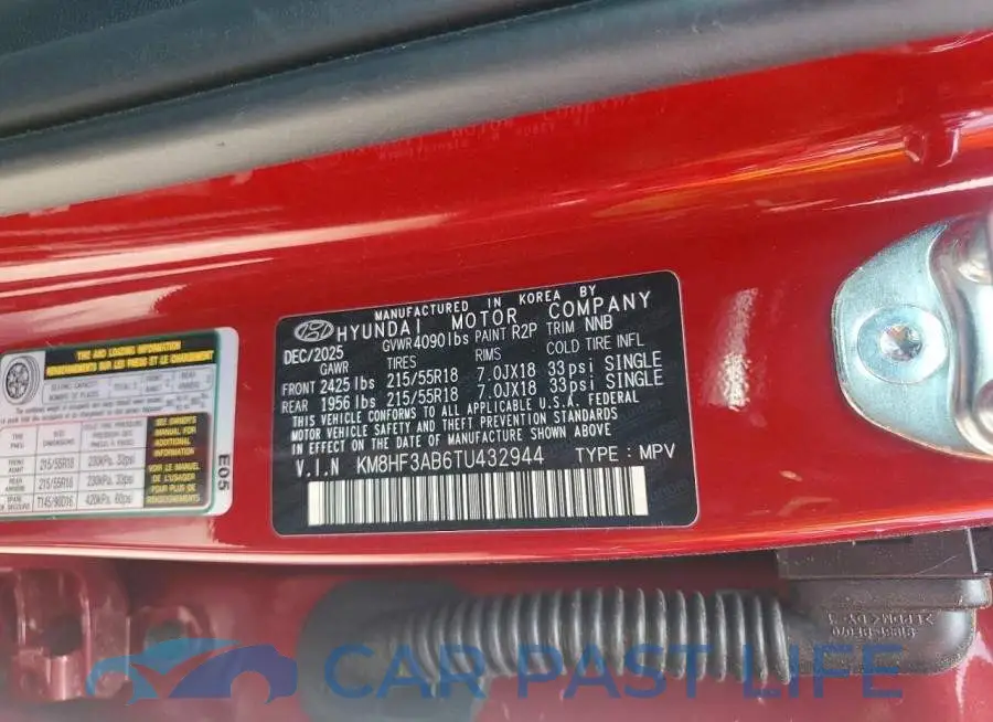 KM8HF3AB6TU432944# 13