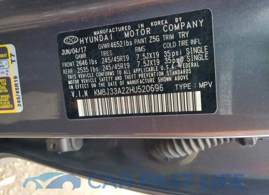 KM8J33A22HU520696# 13