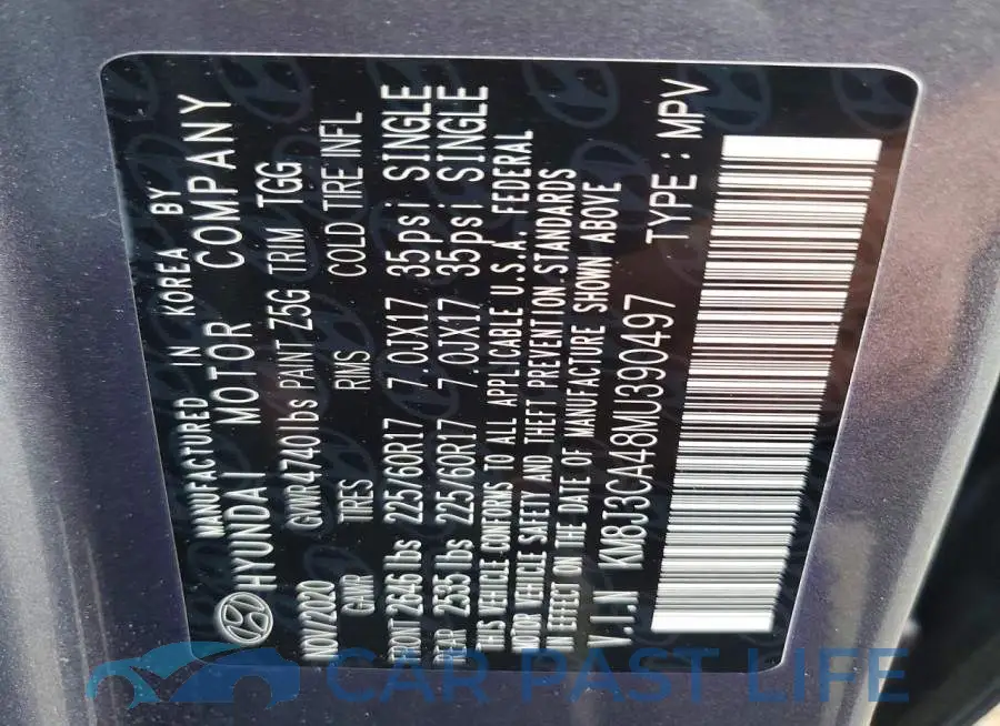 KM8J3CA48MU390497# 13
