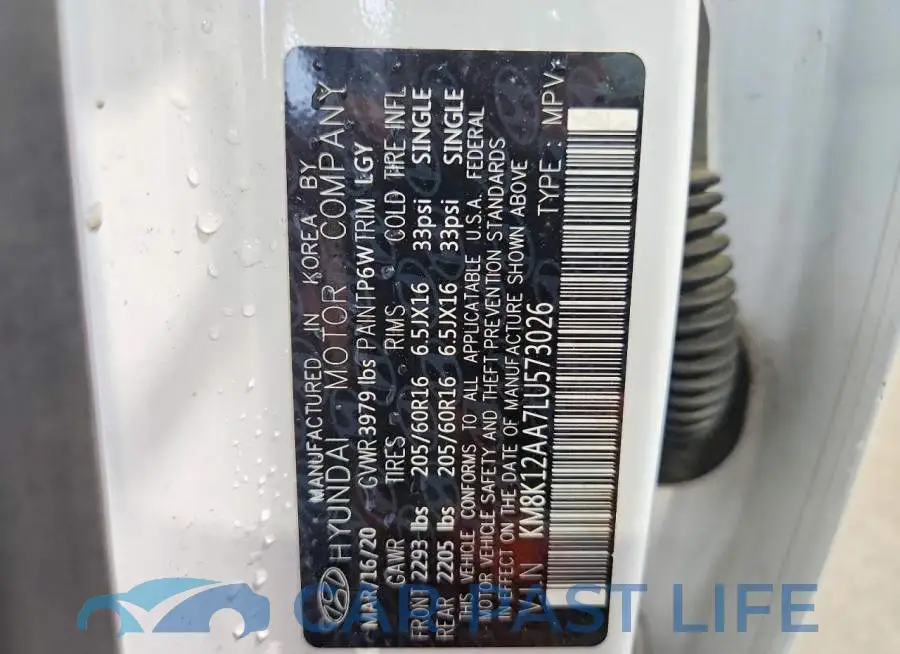 KM8K12AA7LU573026# 14
