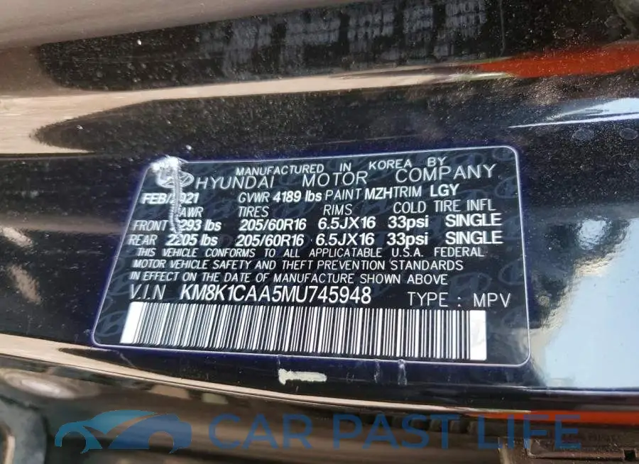 KM8K1CAA5MU745948# 12