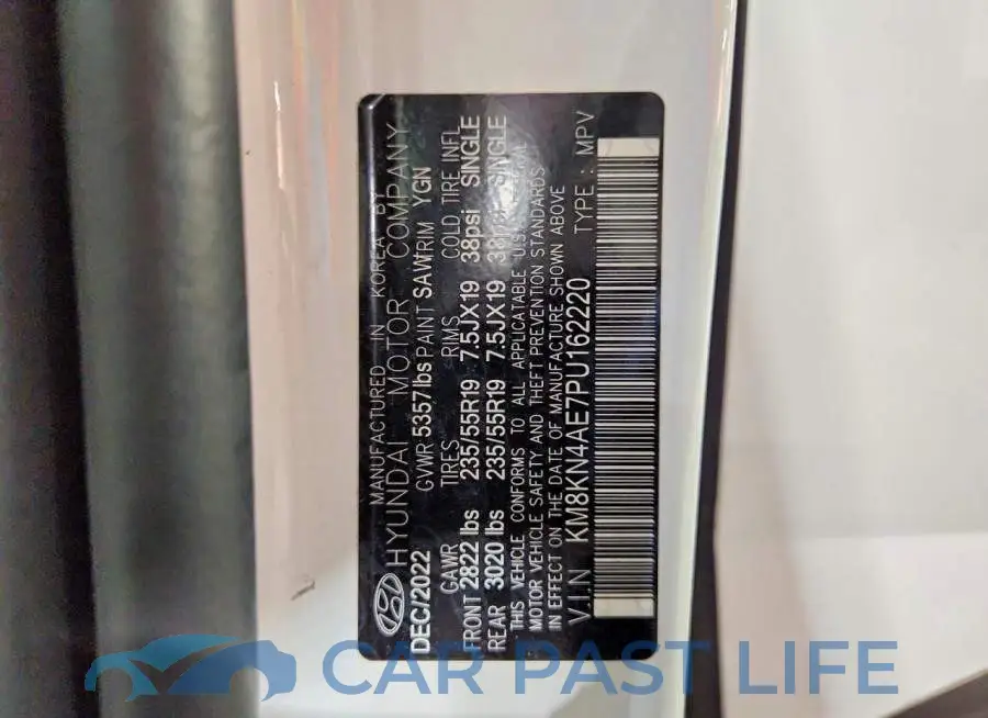 KM8KN4AE7PU162220# 13