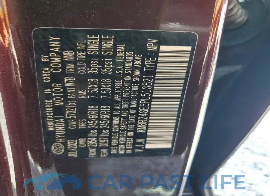 KM8R24GE5PU513821# 13