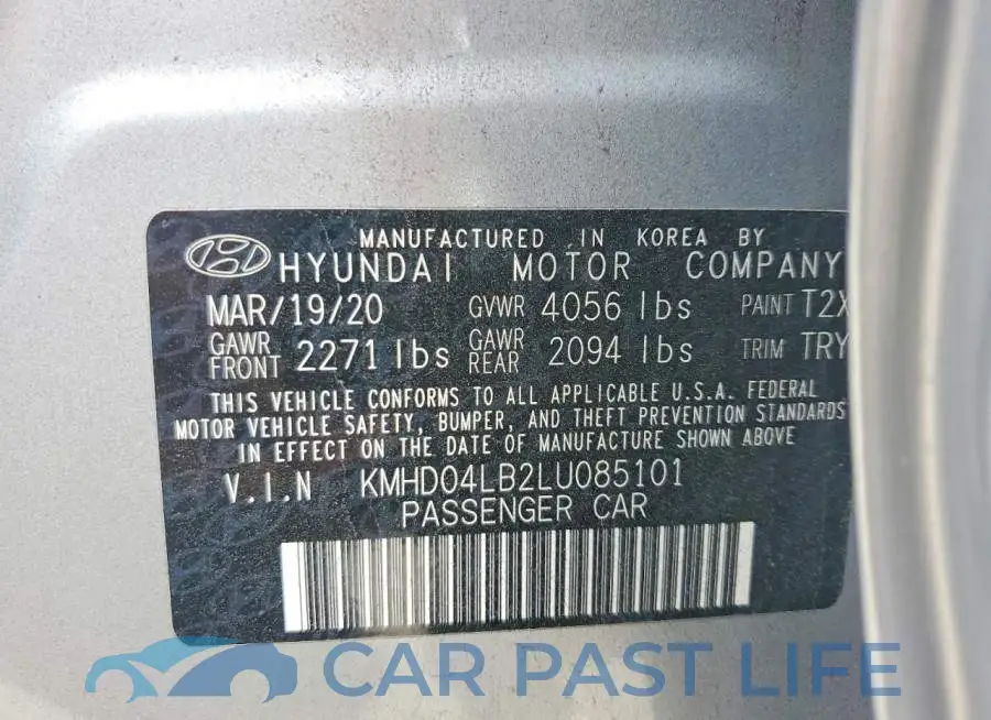 KMHD04LB2LU085101# 12