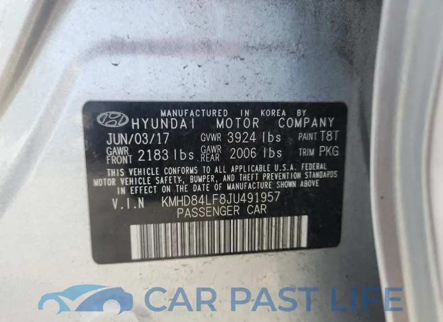 KMHD84LF8JU491957# 12