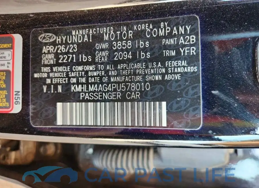 KMHLM4AG4PU578010# 12