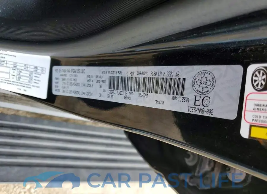 1C6SRFJT7LN233110# 12