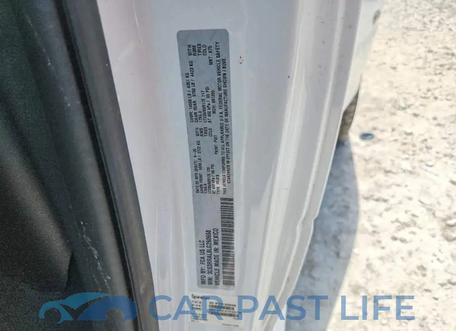 3C63RRAL8LG260668# 12