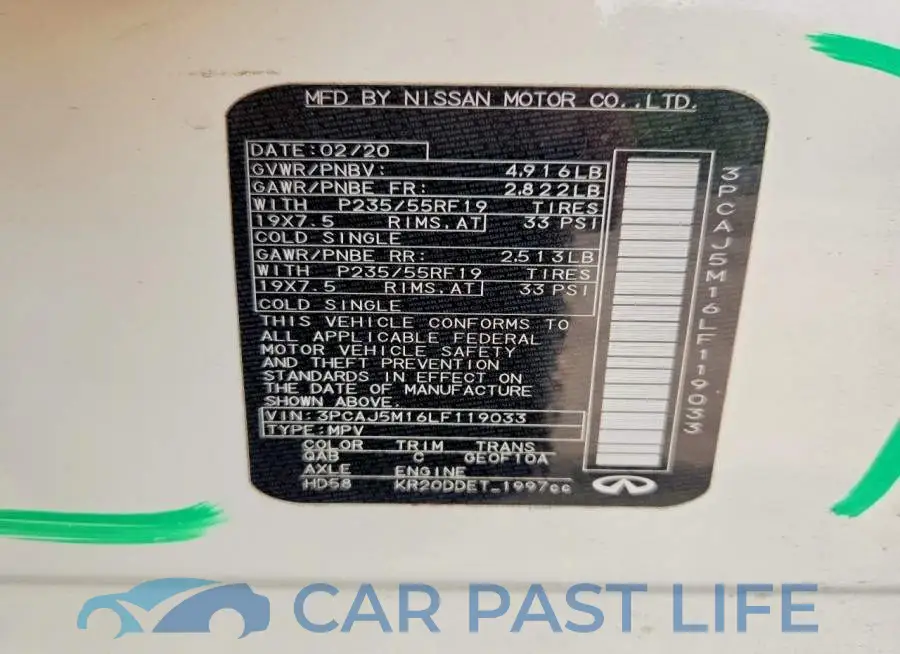 3PCAJ5M16LF119033# 13